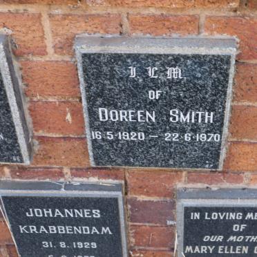 SMITH Doreen 1920-1970