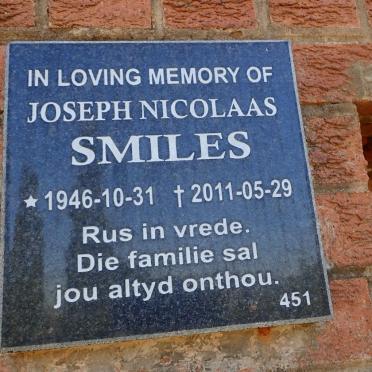 SMILES Joseph Nicolaas 1946-2011