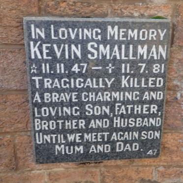 SMALLMAN Kevin 1947-1981