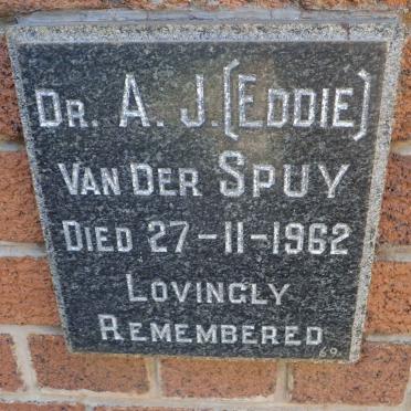 SPUY A.J., van der -1962