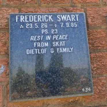 SWART Frederick 1926-1985