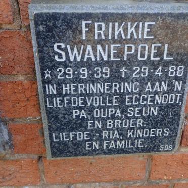 SWANEPOEL Frikkie 1939-1988