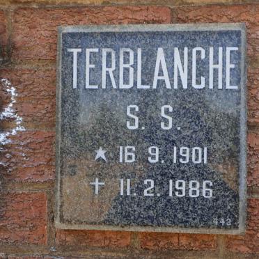 TERBLANCHE S.S. 1901-1986