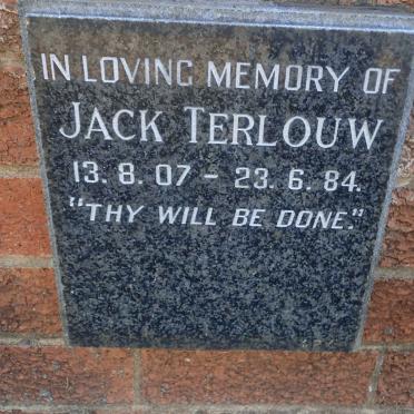 TERLOUW Jack 1907-1984