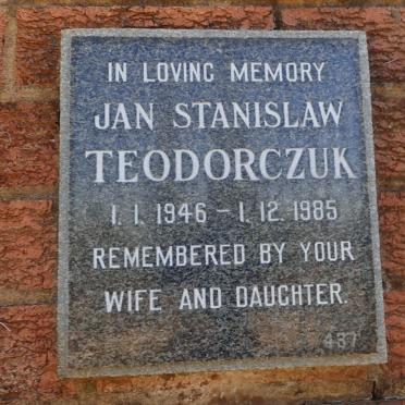 TEODORCZUK Jan Stanislaw 1946-1985