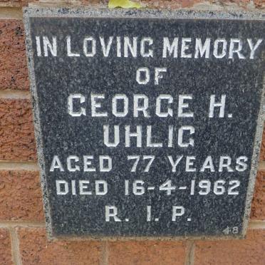 UHLIG George H. -1962