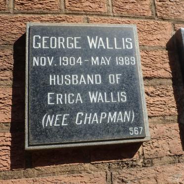 WALLIS George 1904-1989