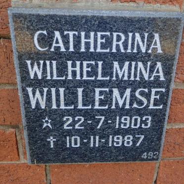 WILLEMSE Catherina Wilhelmina 1903-1987