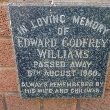 WILLIAMS Edward Godfrey -1960