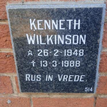 WILKINSON Kenneth 1948-1988