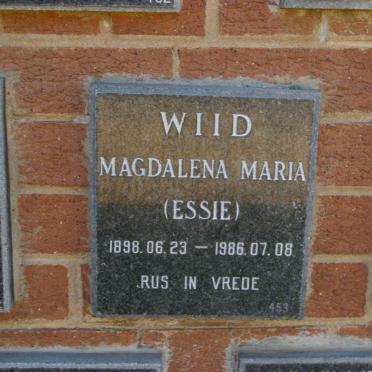 WIID Magdalena Maria 1898-1986
