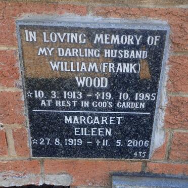WOOD William 1913-1985 &amp; Margaret Eileen 1919-2006