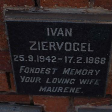 ZIERVOGEL Ivan 1942-1968