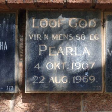 ? Pearla 1907-1969