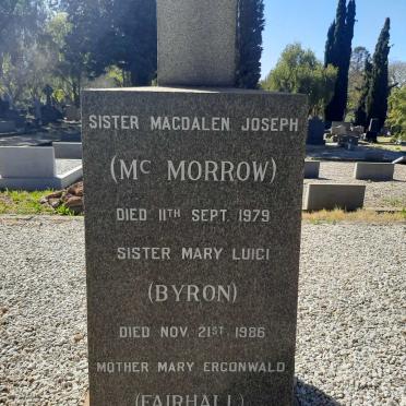 McMORROW Magdalen Joseph -1979