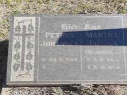 ? Petrus Johannes &amp; Martha Maria