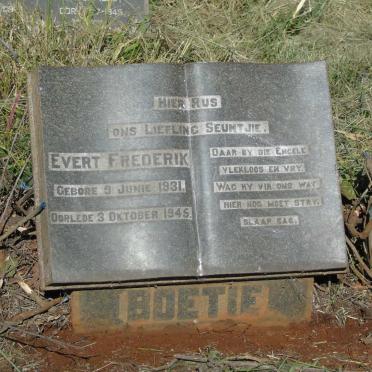 ? Evert Frederik 1931-1945