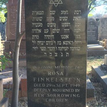 FINKELSTEIN Rosa -1949
