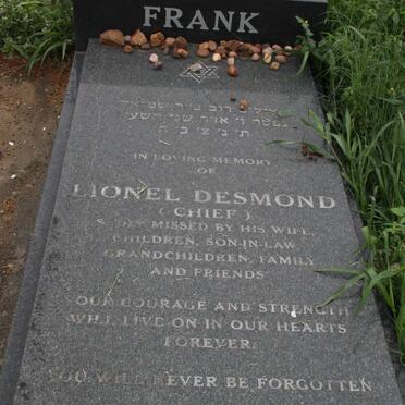 FRANK Lionel Desmond 
