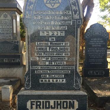 FRIDJHON Annie -1935