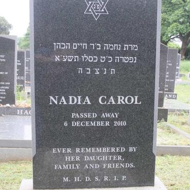 ITZEKOWITZ Nadia Carol -2010