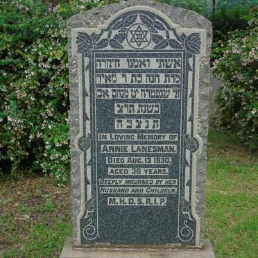 LANESMAN Annie -1930