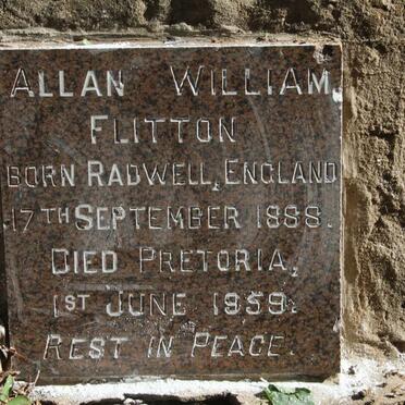 FLITTON Allan William 1888-1959