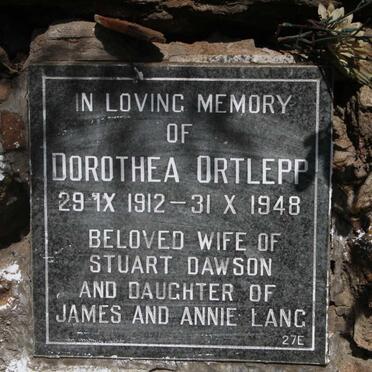 ORTLEPP Dorothea 1912-1948