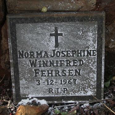 FEHRSEN Norma Josephine Winnifred -1967