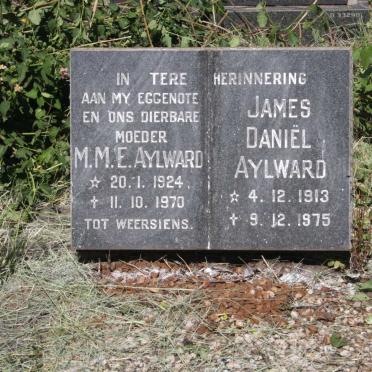 AYLWARD James Daniel 1913-1975 &amp; M.M.E. 1924-1970