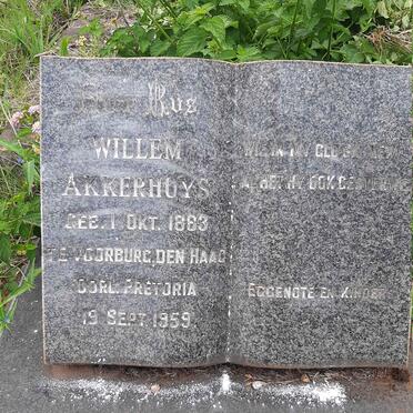 AKKERHUYS Willem 1883-1959 &amp; Elsje J.F. nee VAN DER MERWE 1892-1968 _1