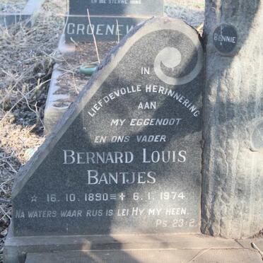 BANTJES Bernard Louis 1890-1974