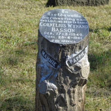 BASSON Cornelius Wynand 1940-1961