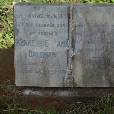 BATEMAN Kenneth Edward 1926-1943