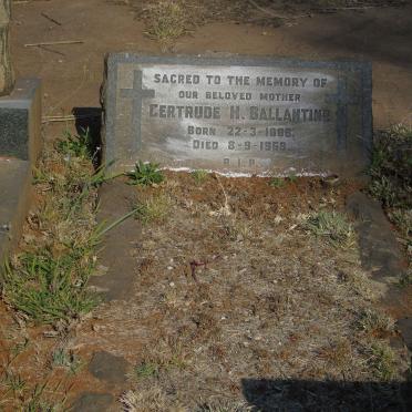 BALLANTINE Gertrude H. 1886-1958