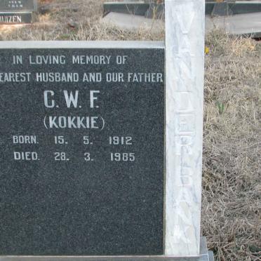 BANK C.W.F., van der 1912-1985