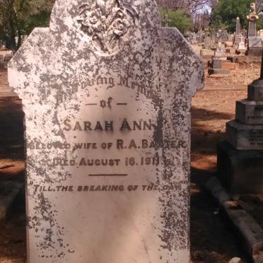 BAXTER Sarah Ann -1911