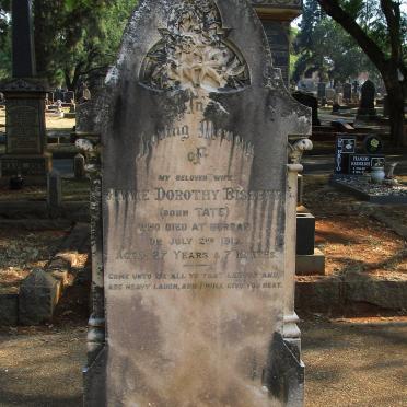 BISSETT Annie Dorothy nee TATE -1912