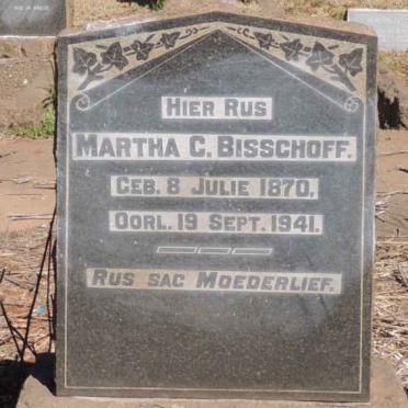 BISSCHOFF Martha C. 1870-1941