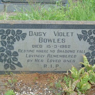 BOWLES Daisy Violet -1962