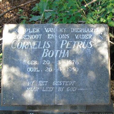 BOTHA Cornelis Petrus 1876-1950