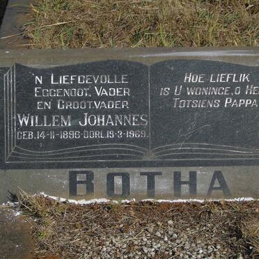 BOTHA Willem Johannes 1896-1969