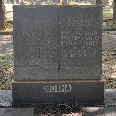 BOTHA Hermanus N.W. 18??-195? &amp; Margaretha Louisa Christina GREYLING 189?-1970