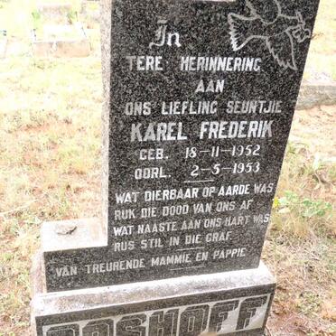 BOSHOFF Karel Frederik 1952-1953