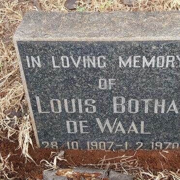 WAAL Louis Botha, de 1907-1970