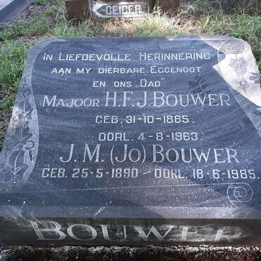 BOUWER H.F.J. 1885-1963 &amp; J.M. 1890-1985