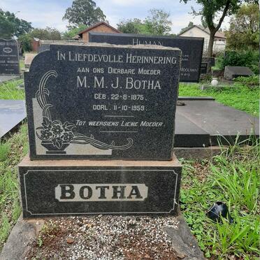BOTHA M.M.J. 1875-1959