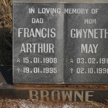 BROWNE Francis Arthur 1908-1995 &amp; Gwyneth May 1911-1996