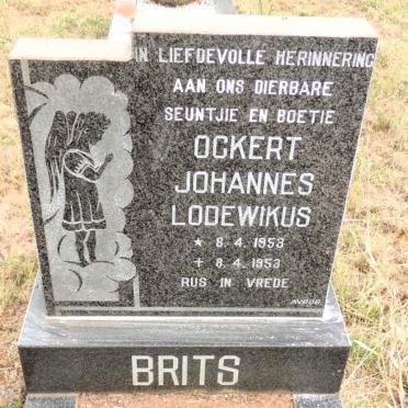 BRITS Ockert Johannes Lodewikus 1953-1953