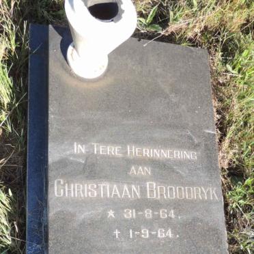 BROODRYK Christiaan 1964-1964